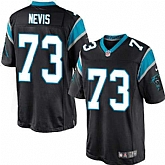 Nike Men & Women & Youth Panthers #73 Nevis Black Team Color Game Jersey,baseball caps,new era cap wholesale,wholesale hats